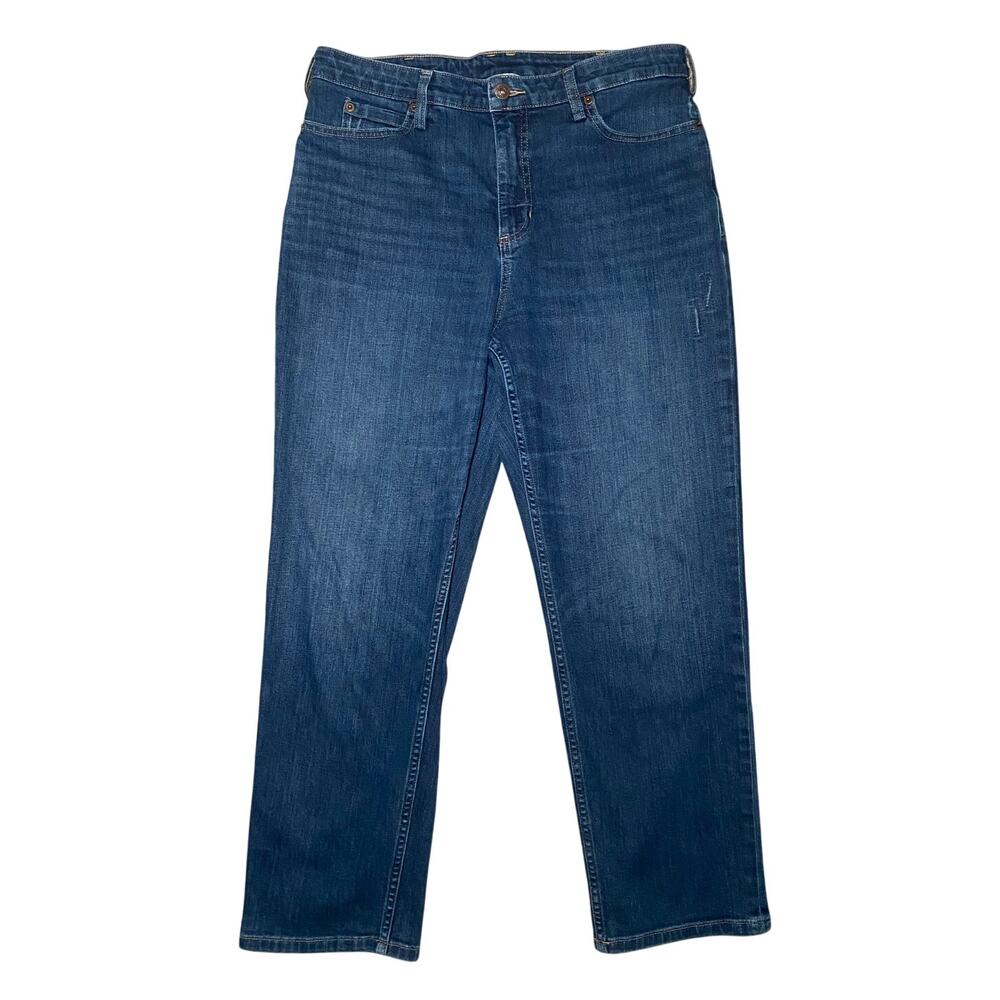 Duluth - Women's size 12  Blue Jeans - Cotton Blend